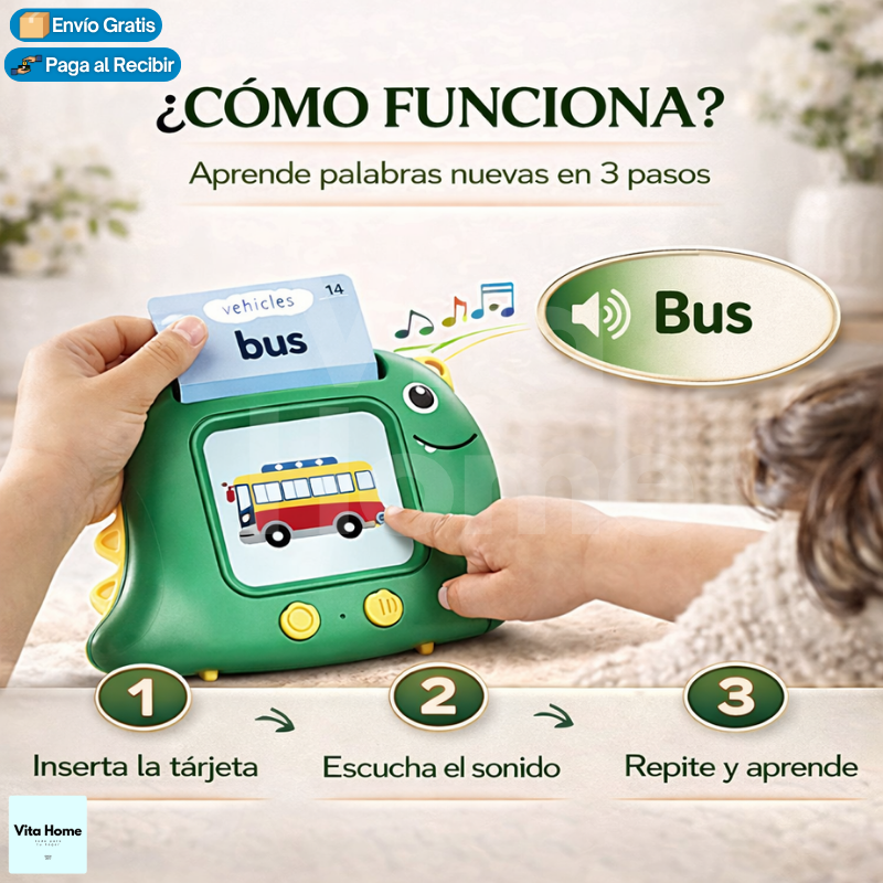 JugueAprende™ | Tarjetas interactivas para aprender inglés y español