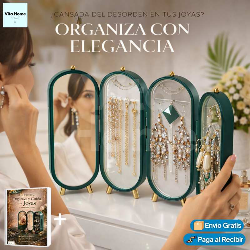 Espejo Mágico™ | Joyero plegable con espejo