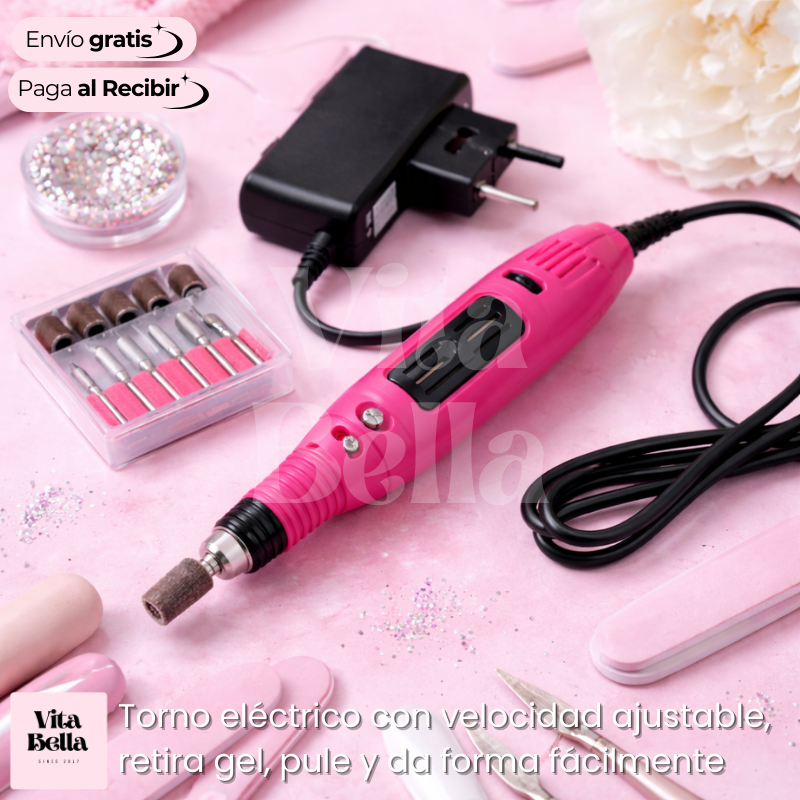 PulidoPerfecto™ | Set pulidor eléctrico de uñas