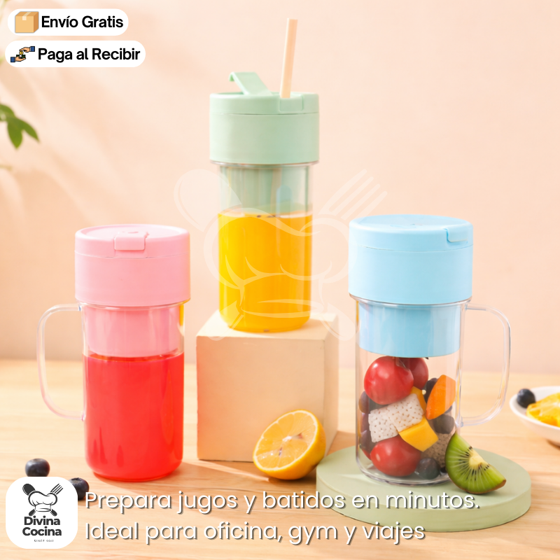 BlendaPortátil™ | Licuadora portátil con mango