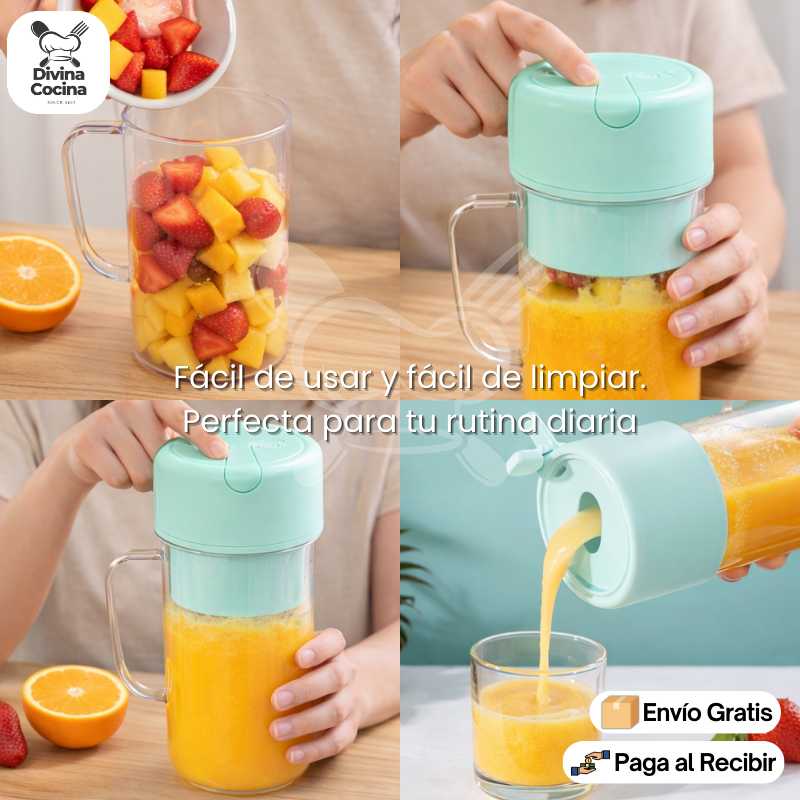 BlendaPortátil™ | Licuadora portátil con mango