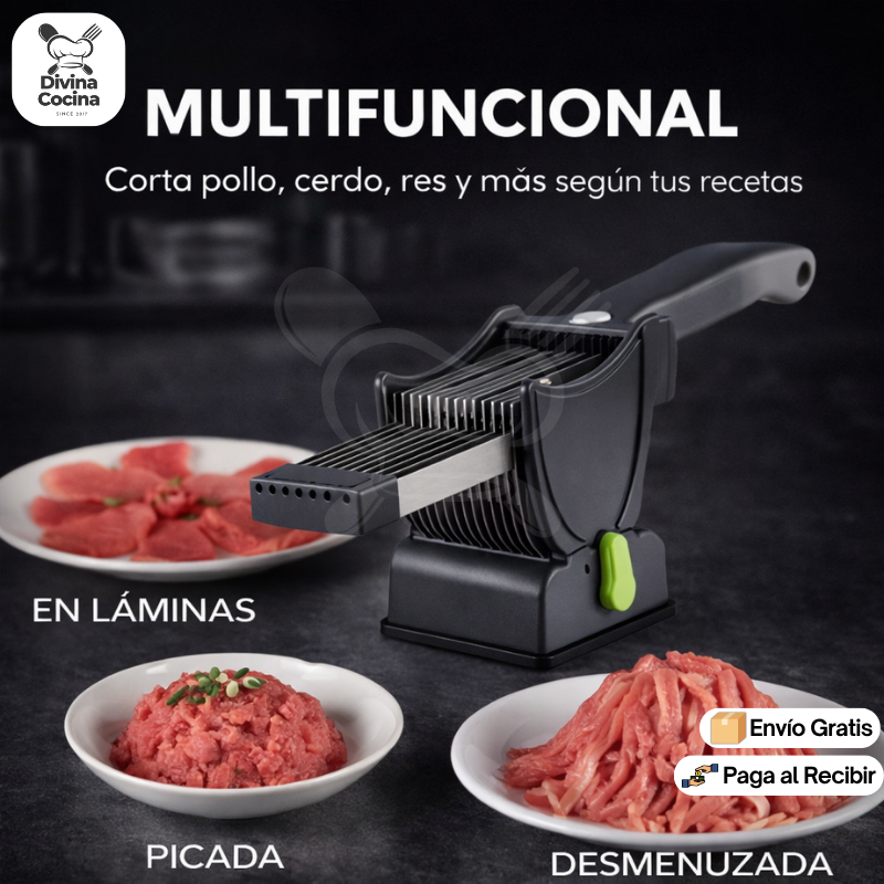 CortadorFacil™ | Cortadora manual de carne