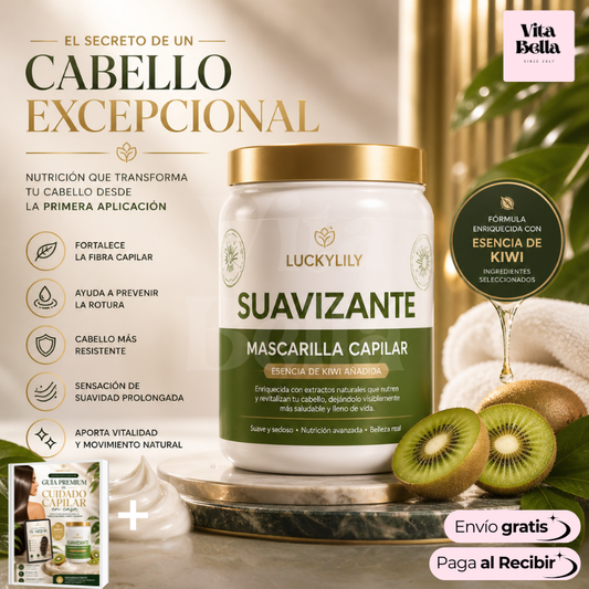 SuavidadKiwi™ | Mascarilla capilar suavizante de kiwi