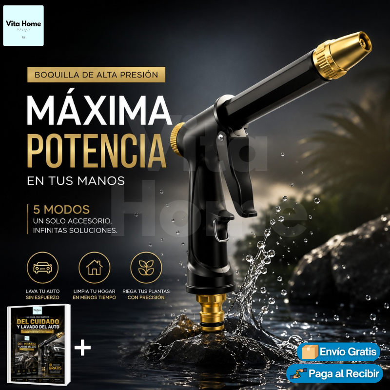 PowerJet™ | Boquilla de agua de alta presión 5 en 1