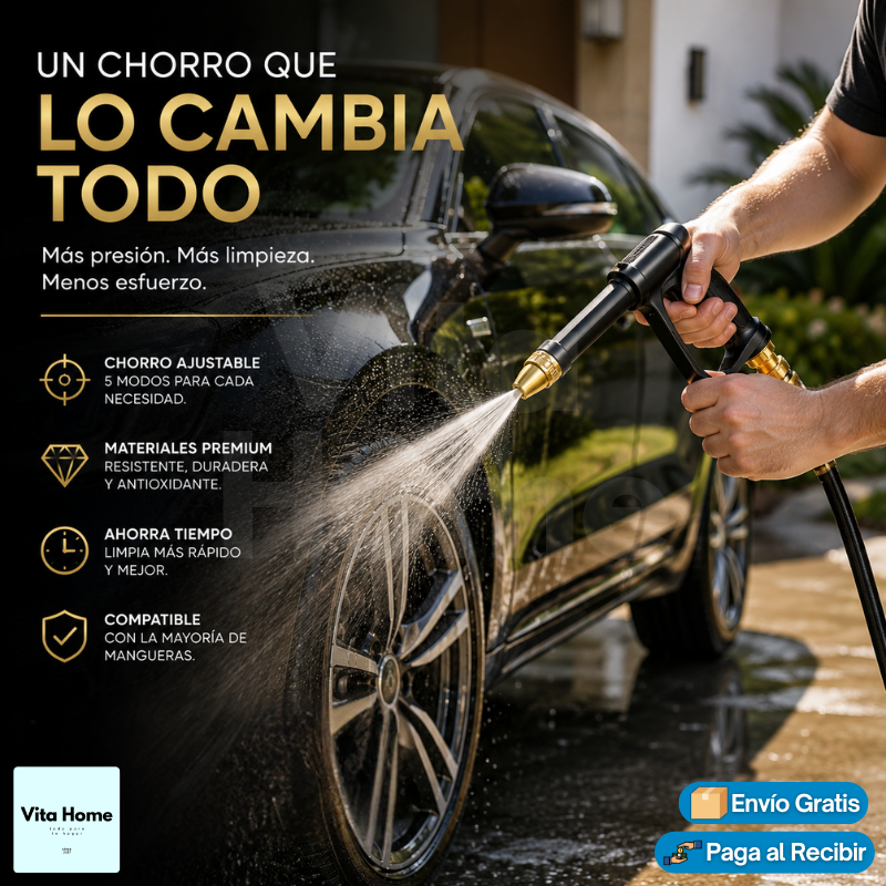 PowerJet™ | Boquilla de agua de alta presión 5 en 1