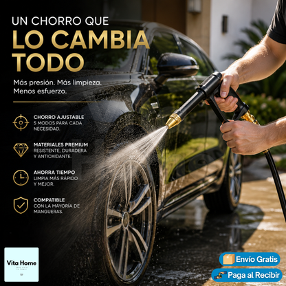 PowerJet™ | Boquilla de agua de alta presión 5 en 1