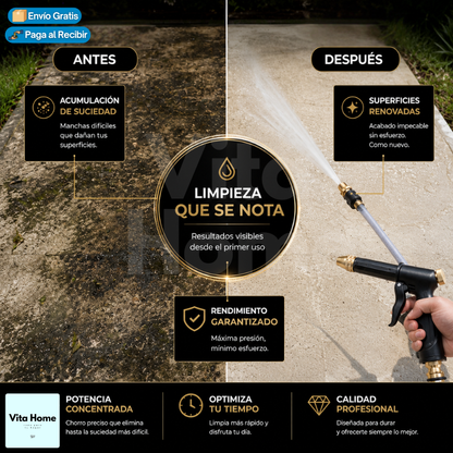 PowerJet™ | Boquilla de agua de alta presión 5 en 1
