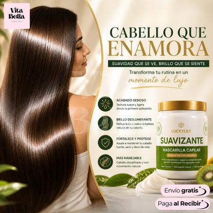 SuavidadKiwi™ | Mascarilla capilar suavizante de kiwi