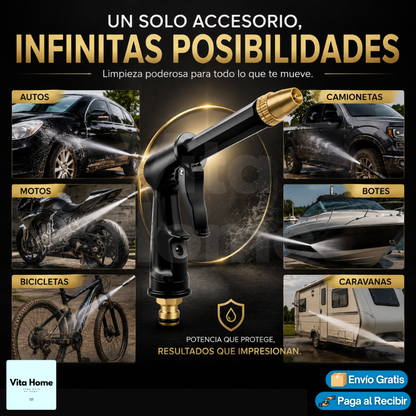 PowerJet™ | Boquilla de agua de alta presión 5 en 1