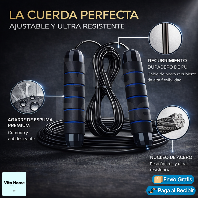 SpeedRope Pro™ | (2x1) Cuerda de salto especializada para CrossFit