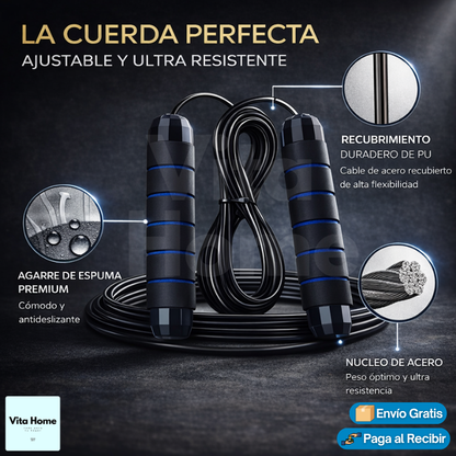 SpeedRope Pro™ | (2x1) Cuerda de salto especializada para CrossFit