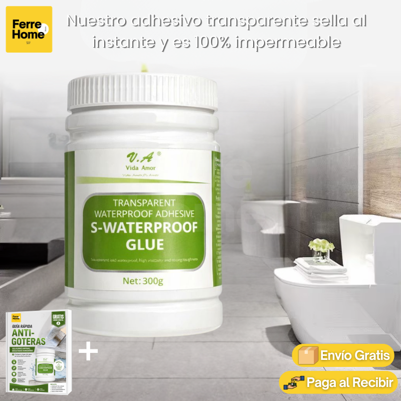 AquaFix | Adhesivo transparente para gotera