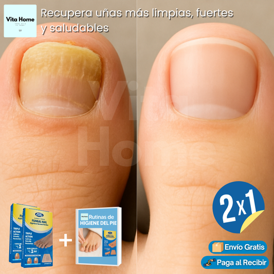 AzulHongo™ | (2x1) Protector de uñas y eliminador de hongos