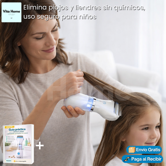 LiceOut™ | Cepillo eléctrico para eliminar piojos y liendres